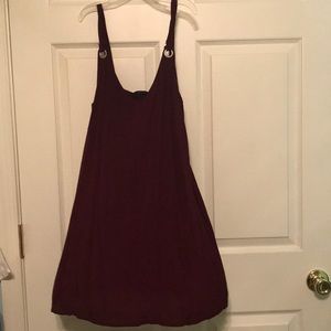 maroon dress